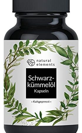 Schwarzkümmelöl - 400 Kapseln - 1000mg ägyptisches Schwarzkümmelöl pro Tagesdosis - Ägyptisch, kaltgepresst, naturbelassen, laborgeprüft und in Deutschland hergestellt