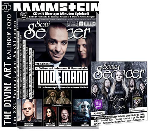 Sonic Seducer 12/2019-01/2020 + Album CHS214 mit 3,5 St. Spielzeit + Divine Art Kalender 2020, im Mag: Lindemann + Rammstein, Mono Inc., ASP, Depeche Mode, Marilyn Manson uvm.