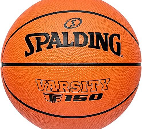 Spalding - Varsity TF-150 - Klassische Farbe - Basketballball - Größe 7 - Basketball - Zertifizierter Ball - Material: Gummi - Outdoor - rutschfest - Hervorragender Grip - Sehr widerstandsfähig