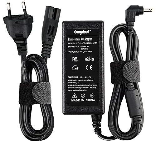 Sunydeal 65W JBL Ladekabel passend für JBL Xtreme, Xtreme 2, Xtreme Special Edition Plus& FUGOO XL Bluetooth Lautsprecher JBL Boombox 1 2, 19V 3.42A Ersatz Ladegerät Adapter Netzteil Charger 5.5*2.5mm