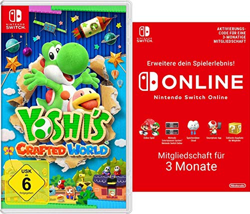 Yoshi's Crafted World [Nintendo Switch] + Switch Online 3 Monate [Download Code]