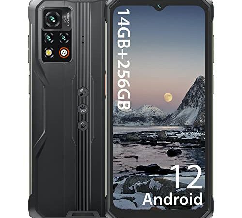 Blackview BV9200 Outdoor Handy Ohne Vertrag, 14GB/256GB/1TB erweiterbar, 2.4K 120Hz Display Android 12 Outdoor Smartphone mit Harman Audio, 66W 5000mAh Akku Octa Core, 50MP+16MP Real Tone Kamera,IP69K
