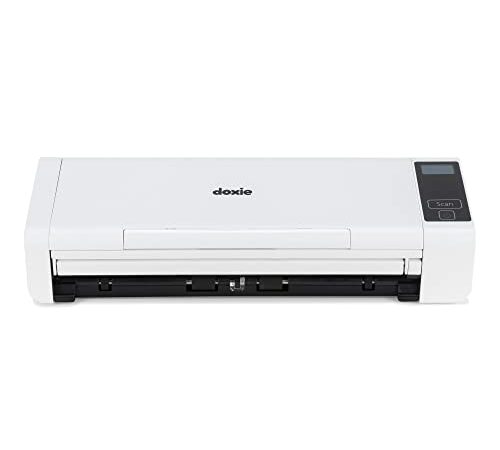 Doxie Pro DX400 - Wired Document Scanner and Receipt Scanner for Home and Office. The Best Desktop Scanner, Small Scanner, Compact Scanner, Duplex Scanner (Two Sided Scanner), for Windows and Mac