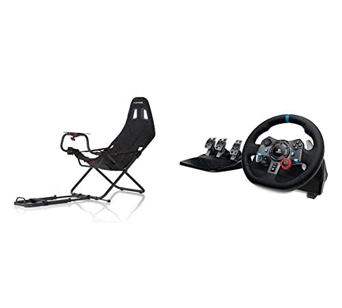 Einzeln Logitech G29 Driving Force Gaming Rennlenkrad + Playseat Challenge Schwarz
