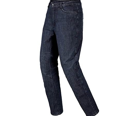 Fastway Motorrad Jeans Herren, EN Geprüfte Motorradhose Herren Klasse A, Entnehmbare Knie Protektoren, Hüfte, Gesäß & Knie Verstärkt, Sicherheitsnähte an Sturzpositionen, Blue Jeans, W40/L32