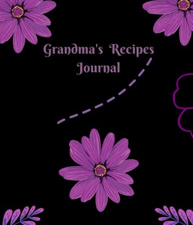 Grandma's Recipe Journal: Recipe journal notebook