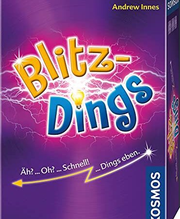 Kosmos 691202 Blitzdings - schnelles Partyspiel für Freunde, Familien, Kinder und Erwachsene, ab 10 Jahre für 3-6 Personen, Kartenspiel, Familienspiel, Mitbringsel, kleines Geschenk