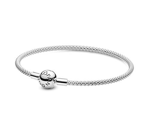 Pandora Moments Mesh-Armband Sterling Silber 596543-19