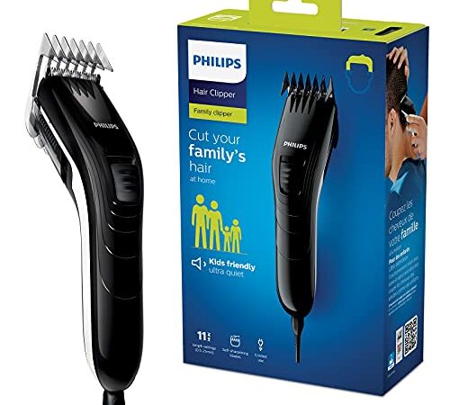 Philips Hair Clipper Haarschneider mit Trim-n-Flow-Technologie (Modell QC5115/15)