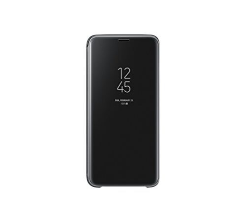 Samsung Galaxy S9 - Clear View Standing Cover EF-ZG960, Polycarbonat, Kratzfest, Black - 5.8 Zoll