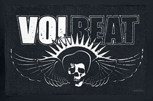 Volbeat Skull Unisex Fußmatte Multicolor 100% Polyester Band-Merch, Bands