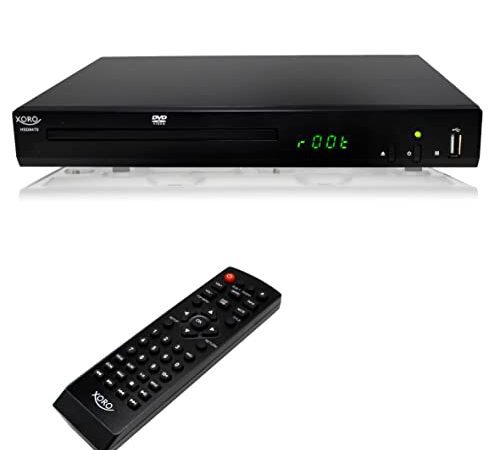 XORO HSD 8470 - Multi-Rom MPEG-4 DVD-Player mit USB 2.0 Mediaplayer und HDMI Schnittstelle, Upscaling bis 1080p, Fernbedienung, digitaler Audioausgang