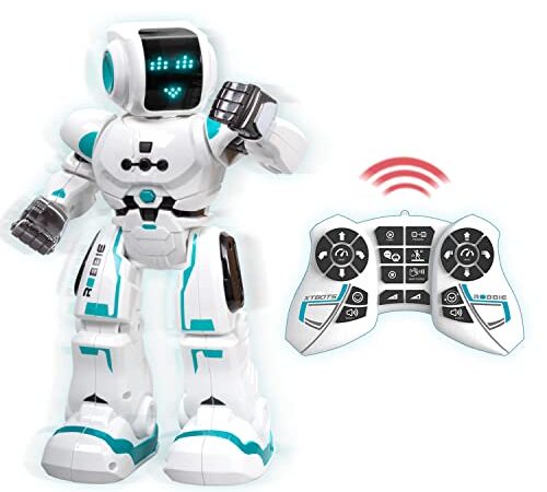 Xtrem Bots - Robbie | Roboter Kinder Ab 6 Jahre | Roboter Programmieren Für Kinder 50 Bewegungen | Kinder Roboter Spielzeug Blau | Spielzeug Ab 6 Jahre Jungen