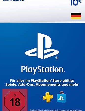 10€ PlayStation Store Guthaben | PSN Deutsches Konto [Code per Email]