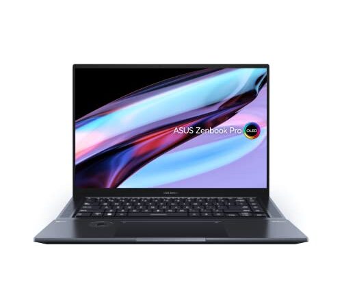 ASUS Zenbook Pro 16X Laptop | 16" WQUXGA120Hz/2ms OLED Display | Intel Core i9-12900H | 32 GB RAM | 1 TB SSD | NVIDIA RTX 3060 | Windows 11 | QWERTZ Tastatur | Tech Black | Touchscreen