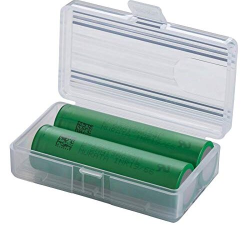 Lithium Batterien 18650 Vtc5A 2600mAh Vtc5 A 3.7V 18650 Lithium Li-Ion Akku Power Bank Ersatz 2 Stück inkl. Box