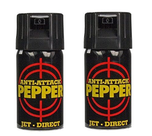 2 St. Anti-Attack Pfeffer-Strahl für die Tierabwehr - klein und handlich, aber umwerfend in der Wirkung - 40 ml Oleoresin capsicum in hoher Konzentration - jetzt im preiswerten Doppelspar-Paket! Made in Germany