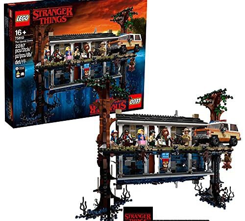 LEGO 75810 „Stranger Things - Die andere Seite“, Bausatz mit Wills House und 8 Minifiguren, Ab 16 Jahren