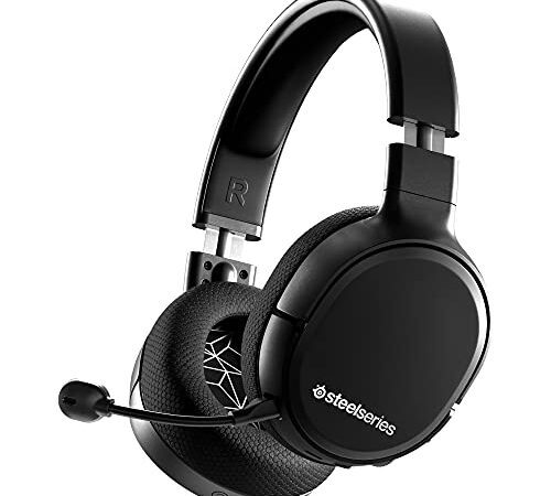 SteelSeries Arctis 1 Wireless – Wireless Gaming Headset – USB-C Wireless – Abnehmbares ClearCast Mikrofon – für PS5, PS4, PC, Nintendo Switch & Lite, Android